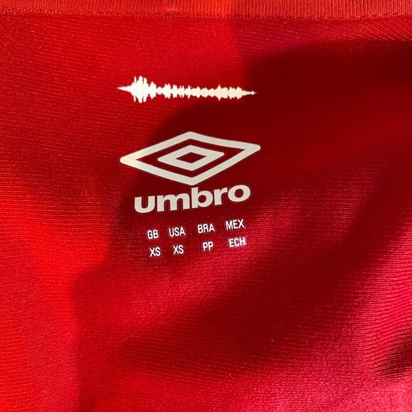 Umbro Men's Jacket Canada Soccer Track Red Sz XS - Picture 5 of 7